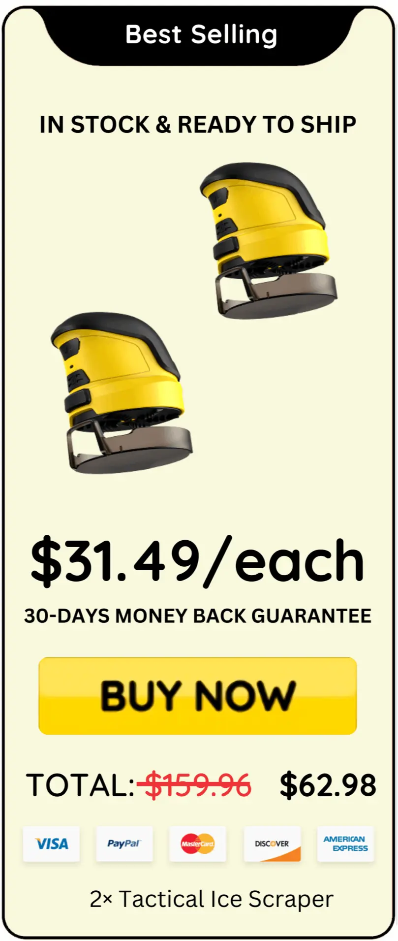 Tactical Ice Scraper offer price 